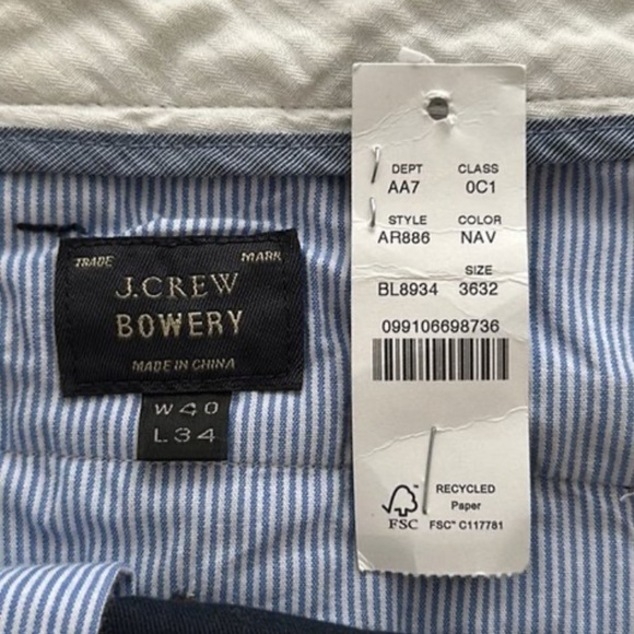 J crew 770™ Straight-fit stretch chino pant navy - Picture 5 of 5